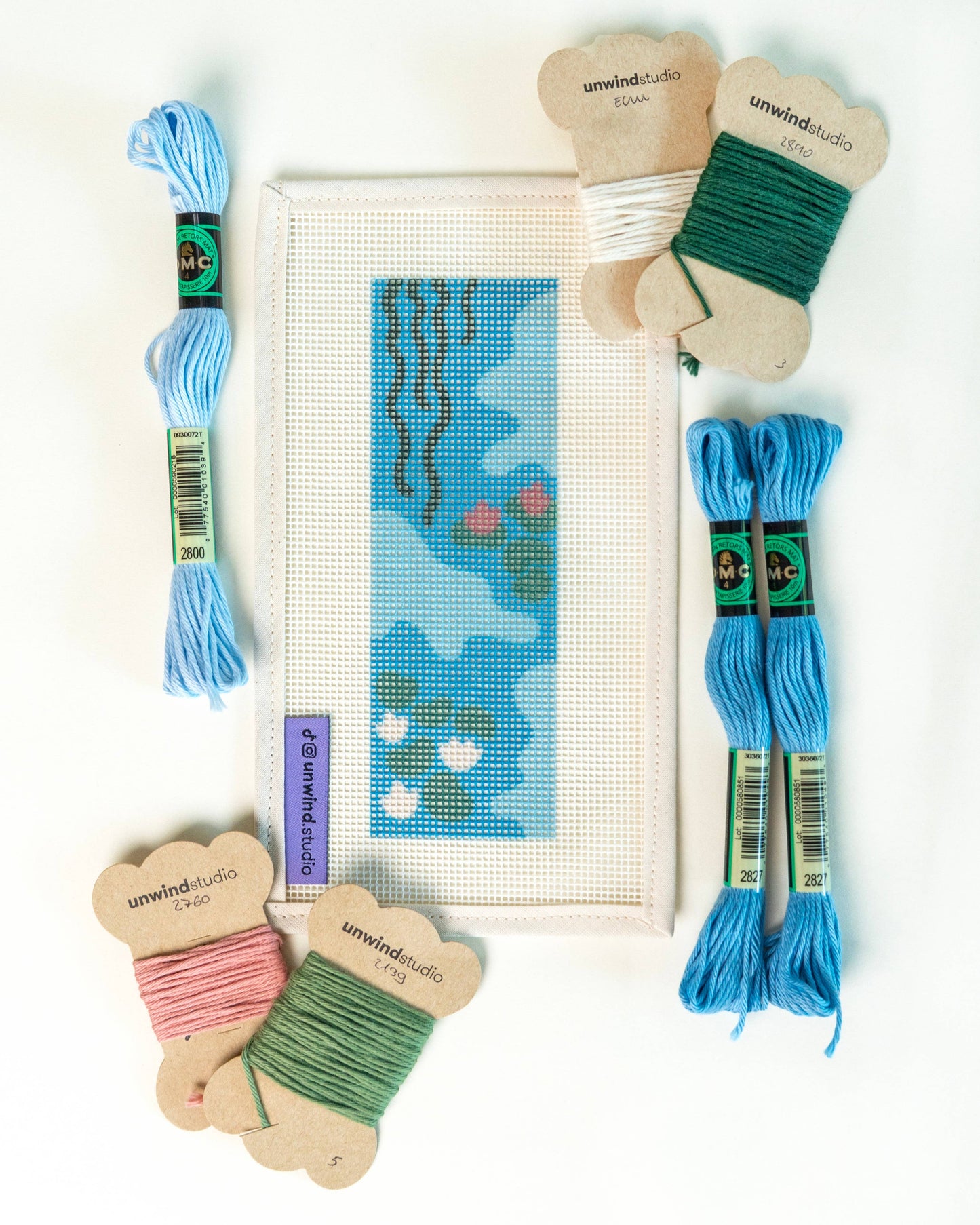 Claude Monet - Water Lilies Bookmark Needlepoint Kit