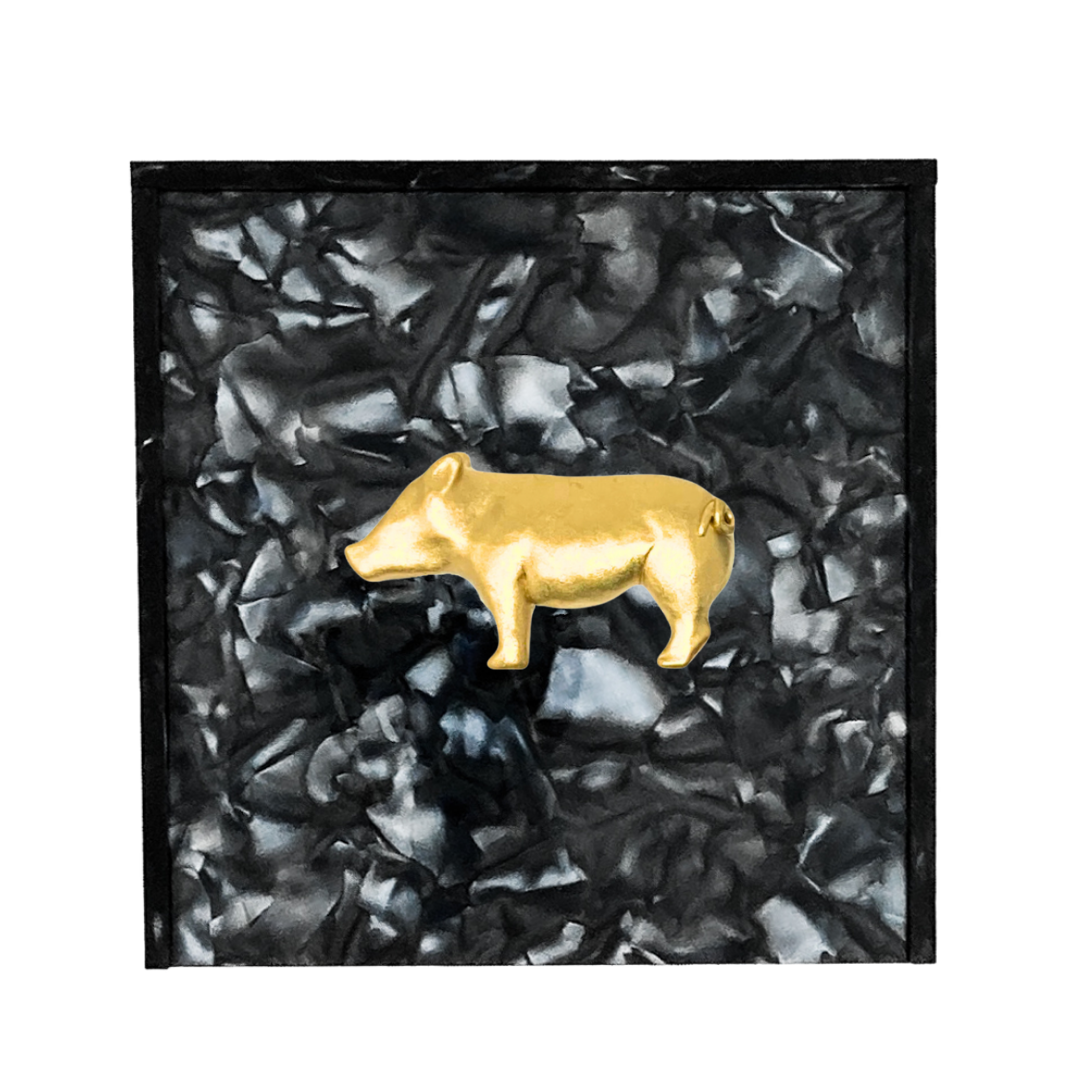 Pig Cocktail Napkin Box