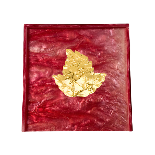 Tobacco Leaf Cocktail Napkin Box