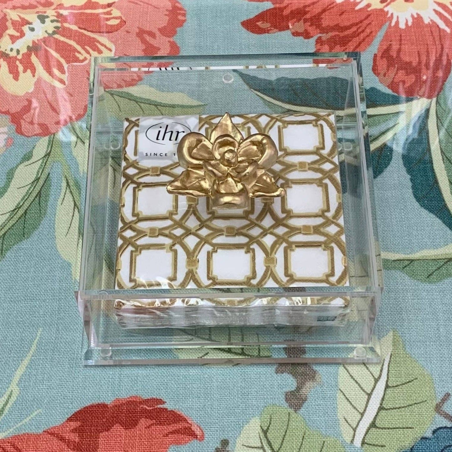 Magnolia Cocktail Napkin Box