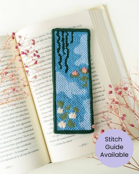 Claude Monet - Water Lilies Bookmark Needlepoint Kit