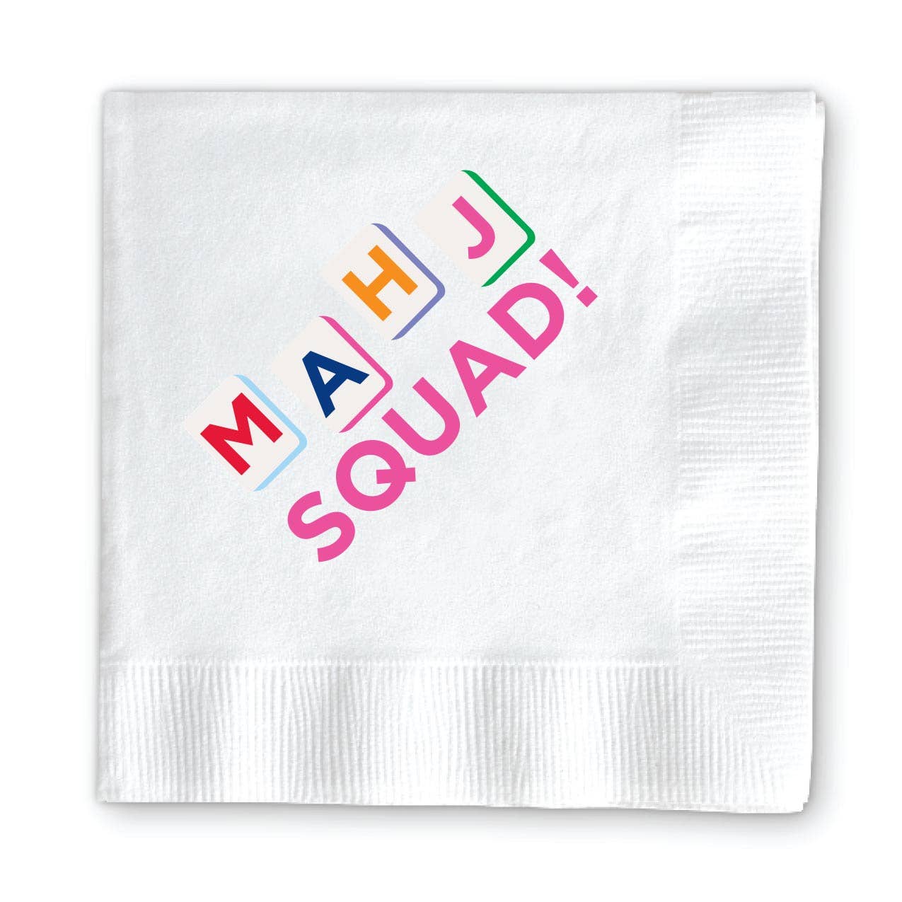MAHJONG COCKTAIL NAPKINS